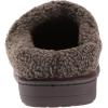 Dearfoams Men’s MFS Clog W/Whipstitch & Mf Slipper(Coffee)