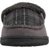 Dearfoams Men’s MFS Clog W/Whipstitch & Mf Slipper(Pavement)