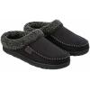 Dearfoams Men’s Memory Foam Slippers 11-12,Black,Large