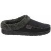 Dearfoams Men’s Memory Foam Slippers 11-12,Black,Large