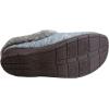 Dearfoams New Lady’s HEATTHERED Knit Clog Slipper(Grey)