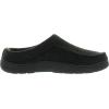 Dearfoams mens Brendan Indoor/Outdoor Breathable Memory Foam Clog House Shoe With Wide Widths(Black)