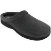 Dearfoams Men’s Microfiber Terry Clog with Memory Foam Slippers (Pavement, 7-8)