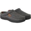 Dearfoams mens(Dark Heather Grey)