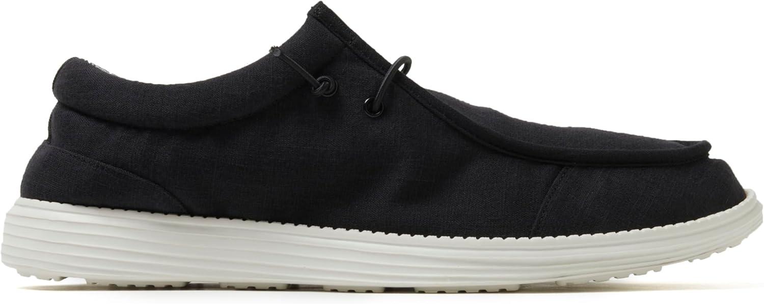 imageDearfoams Mens Rhett Lightweight Washable Slip on Closed BlackBlack