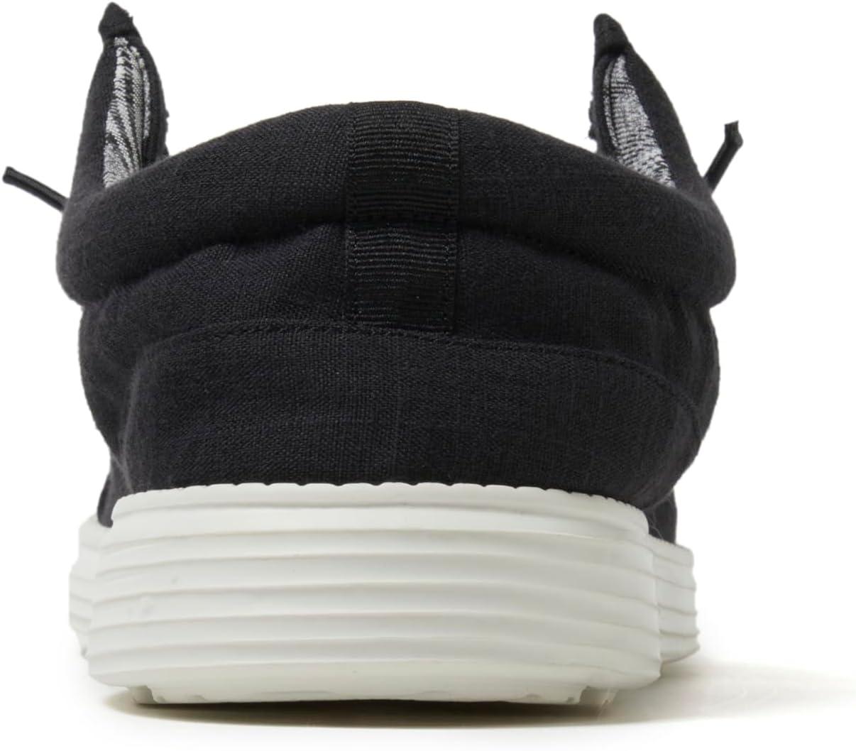 imageDearfoams Mens Rhett Lightweight Washable Slip on Closed BlackBlack