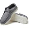Dearfoams Mens Rhett Lightweight Washable Slip on Closed Black(Grey)