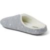 Dearfoams Women’s Dori Cozy Jersey Notch Clog Slipper(Light Heather Grey)
