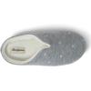 Dearfoams Women’s Dori Cozy Jersey Notch Clog Slipper(Light Heather Grey)