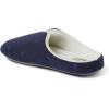 Dearfoams Women’s Dori Cozy Jersey Notch Clog Slipper(Navy)