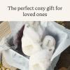 Dearfoams Women’s Acquired Style & Danielle Pheloung Exclusive Memory Foam Jessica Cozy Bow Cross Band Slide Slippers(Alabaster)