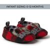 Dearfoams Baby & Kids’ Bear Matching Family Slipper Christmas Gifts(Baby Bear Furry Plaid)