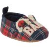 Dearfoams Baby & Kids’ Bear Matching Family Slipper Christmas Gifts(Navy Plaid)