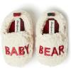 Dearfoams Baby & Kids’ Bear Matching Family Slipper Christmas Gifts(Baby Bear Buffalo Plaid)