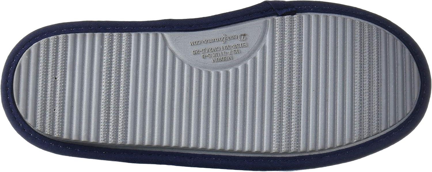 imageDearfoams Womens Novelty Pile Scuff with Eye Mask SlipperFive More Minutes