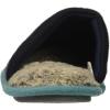 Dearfoams Women’s Novelty Pile Scuff with Eye Mask Slipper(Peacoat)