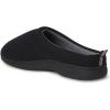 Dearfoams Women’s Nathan Waffle Knit Clog Slipper(Black)