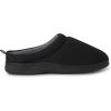 Dearfoams Women’s Nathan Waffle Knit Clog Slipper(Black)
