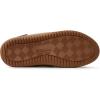 Dearfoams Women’s Wilmington Memory Foam Moccasin Slippers(Oatmeal Heather Wool)