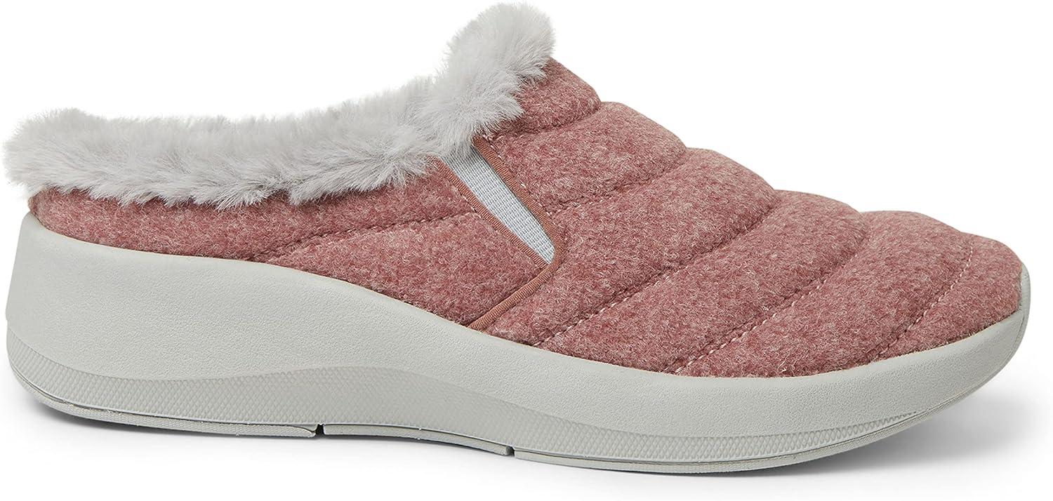 imageDearfoams Womens Original Comfort Amaya Wedge ClogRose