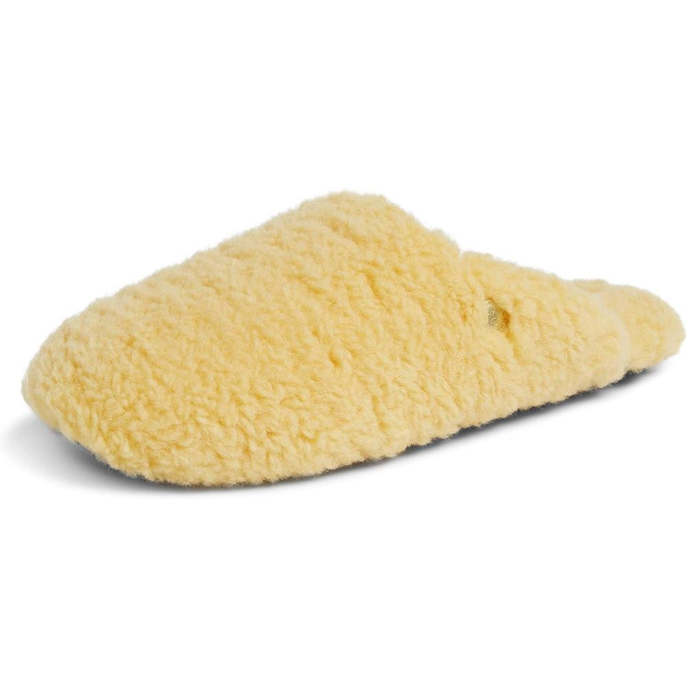 imageDearfoams Womens Maya Teddy Scuff SlipperSunshine