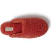 Dearfoams Women’s Maya Teddy Scuff Slipper(Terracotta)