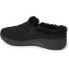 Dearfoams Womens Original Comfort Amaya Wedge Clog(Black)