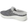 Dearfoams Womens Original Comfort Amaya Wedge Clog(Grey)