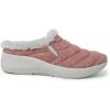 Dearfoams Womens Original Comfort Amaya Wedge Clog(Rose)