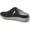 Dearfoams womens Original Comfort Annie Clog Sneaker(Black Knit)