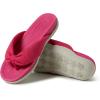 Dearfoams womens Original Comfort Olivia Thong Flip Flop Sandal With Arch Support(Pink)