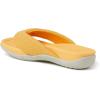Dearfoams womens Original Comfort Olivia Thong Flip Flop Sandal With Arch Support(Yellow)