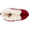 Dearfoams womens Zoey Lounge Duvet Bootie SlipperSlipper(Firebrick Red Velour)