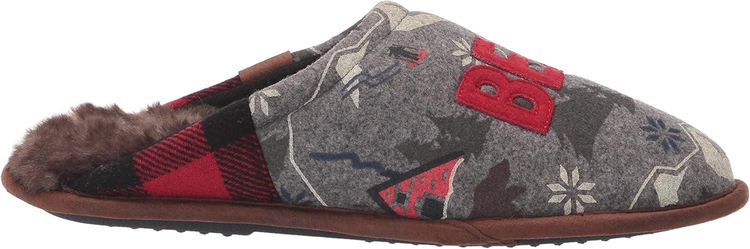 imageDearfoams womens Alpine Print Family Mood Bear ScuffCozy Bear