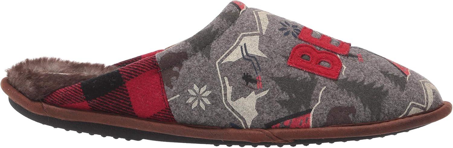 imageDearfoams womens Alpine Print Family Mood Bear ScuffGrumpy Bear