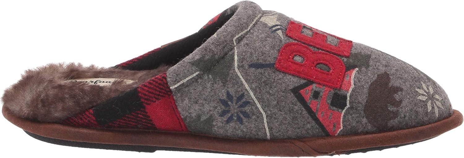 imageDearfoams womens Alpine Print Family Mood Bear ScuffHoney Bear