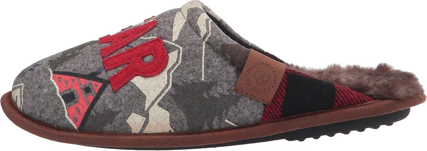 imageDearfoams womens Alpine Print Family Mood Bear ScuffSleepy Bear