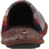 Dearfoams womens Alpine Print Family Mood Bear Scuff(Grumpy Bear)