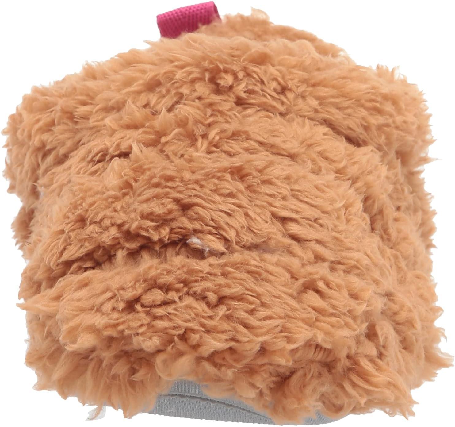 imageDearfoams Womens Kenna Fluffy Teddy Closed Back SlipperWhiskey