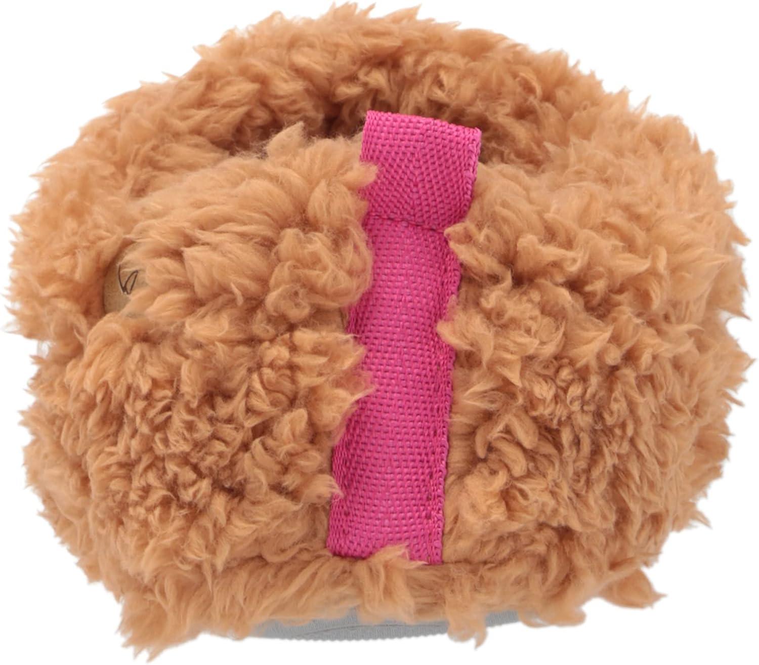imageDearfoams Womens Kenna Fluffy Teddy Closed Back SlipperWhiskey