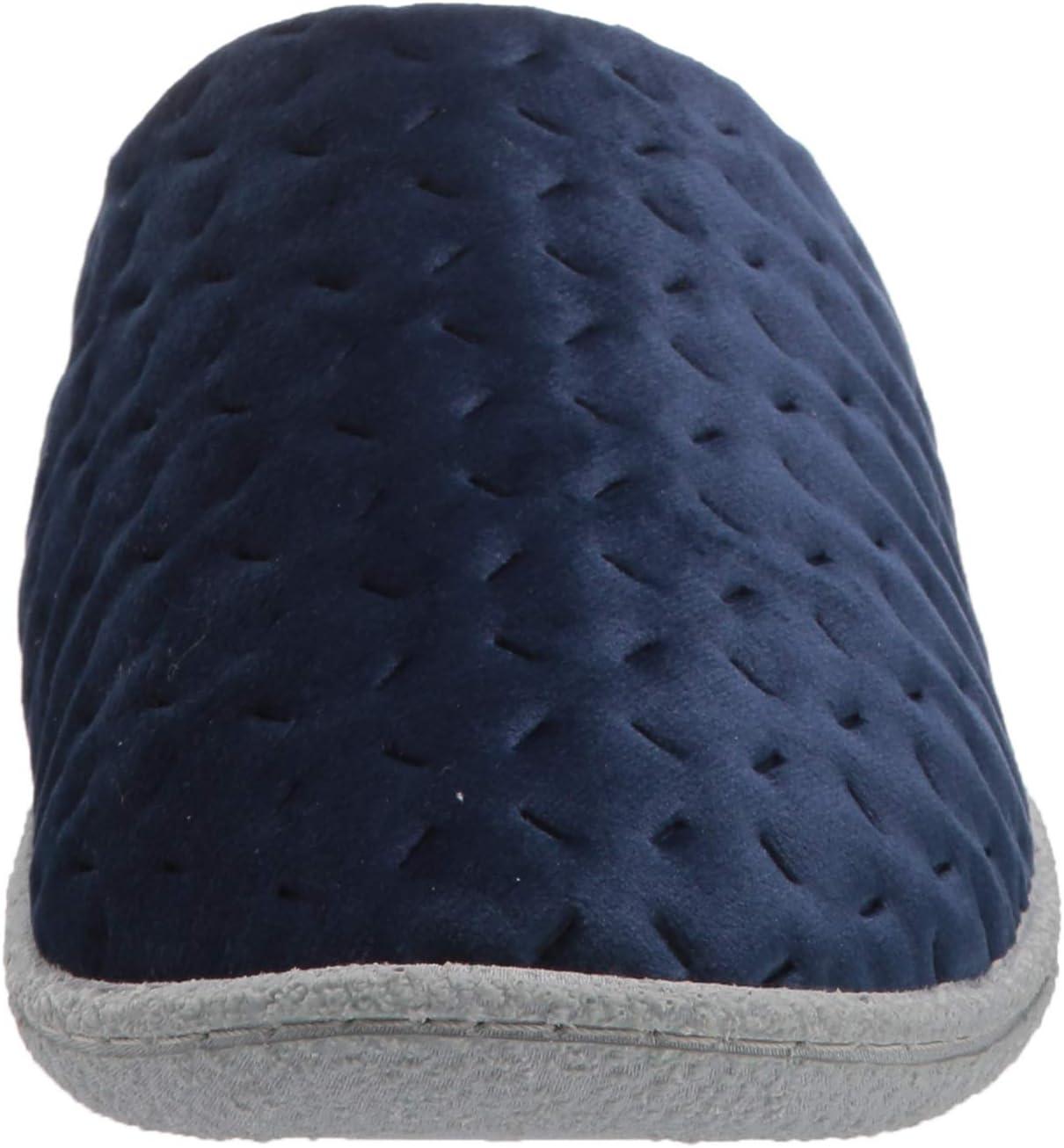 imageDearfoams Womens Textured Knit CL SlipperPeacoat