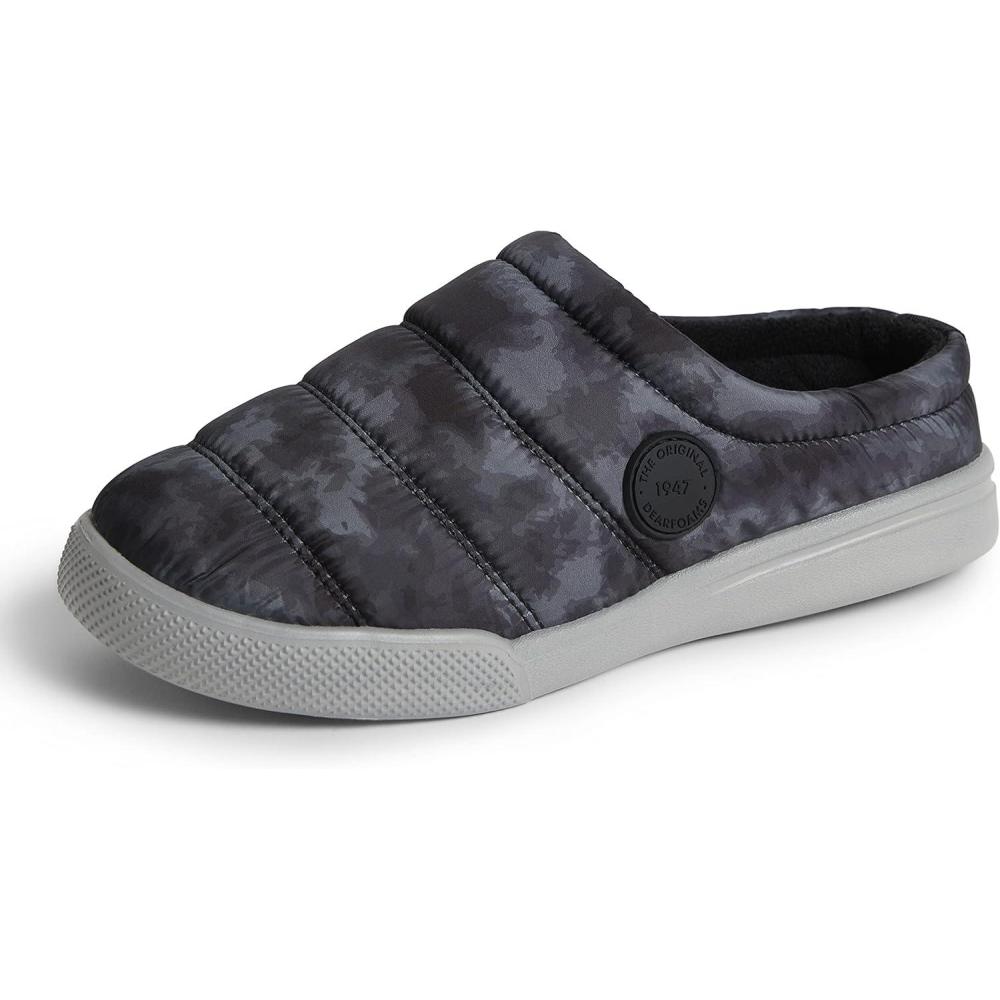 imageDearfoams Womens Kendra Sport Lounge Memory Foam ClogBlack Tie Dye Nylon