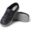 Dearfoams Women’s Kendra Sport Lounge Memory Foam Clog(Black Tie Dye Nylon)
