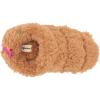 Dearfoams Women’s Kenna Fluffy Teddy Closed Back Slipper(Whiskey)