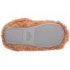 Dearfoams Women’s Kenna Fluffy Teddy Closed Back Slipper(Whiskey)