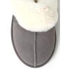 Dearfoams Women’s Sydney – Fireside Slippers Shearling Memory Foam Indoor/Outdoor Slipper with Platforms and Wide Widths(Grey Multi)