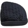 Dearfoams Women’s Textured Knit CL Slipper(Black)