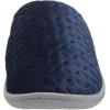 Dearfoams Women’s Textured Knit CL Slipper(Peacoat)