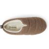Dearfoams womens Nadine Wool Blend Clog Slipper(Chestnut)