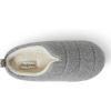 Dearfoams womens Nadine Wool Blend Clog Slipper(Light Heather Grey)